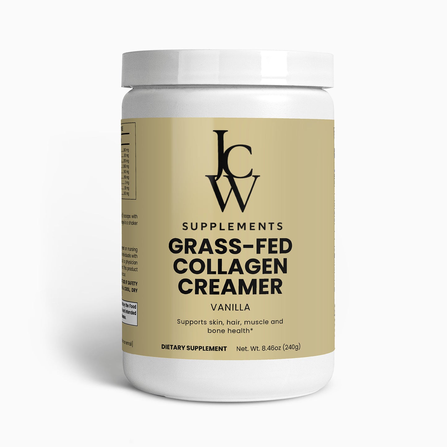 Grass-Fed Collagen Creamer (Vanilla)
